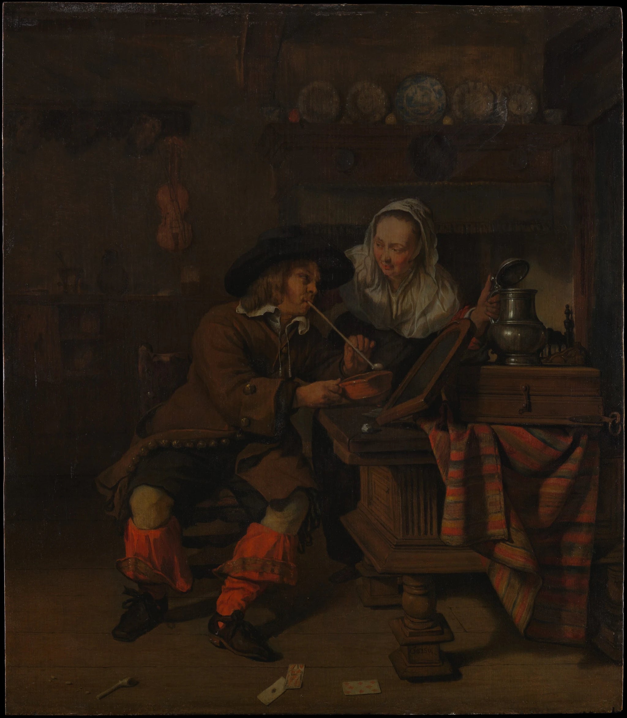 Scène de taverne - Gabriël Metsu