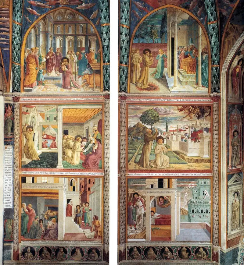 Saint François'nin Hayatından Sahneler - Benozzo Gozzoli