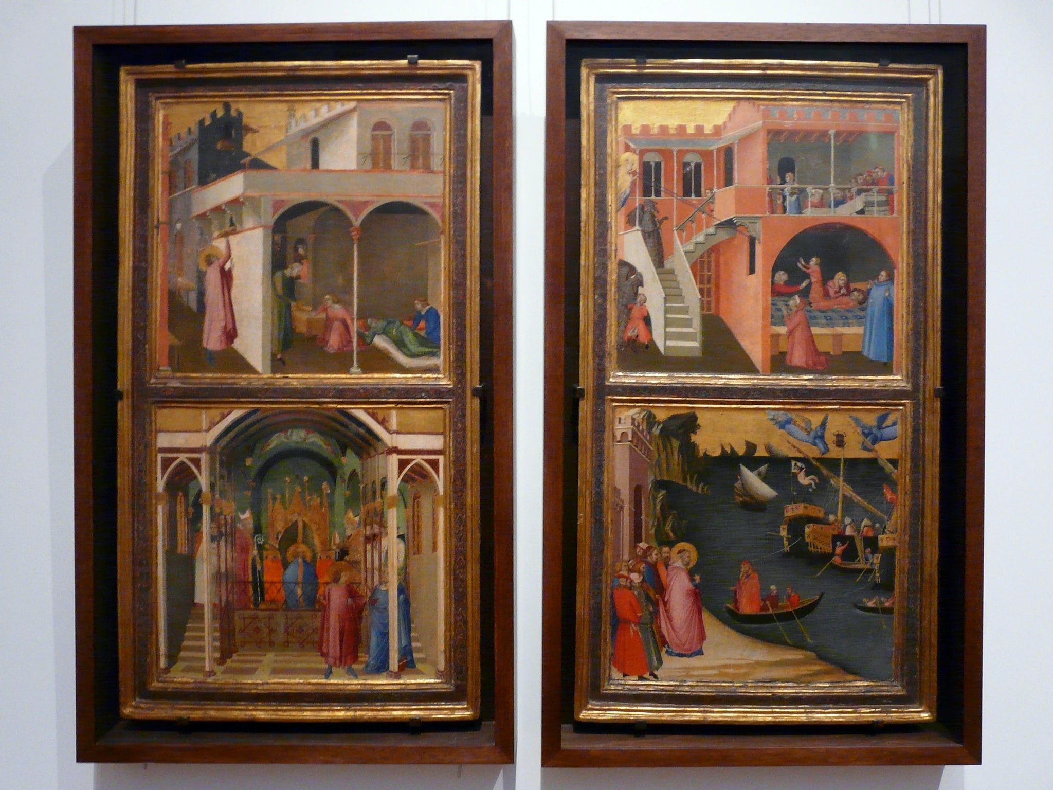Scènes de la vie de saint Nicolas - Ambrogio Lorenzetti