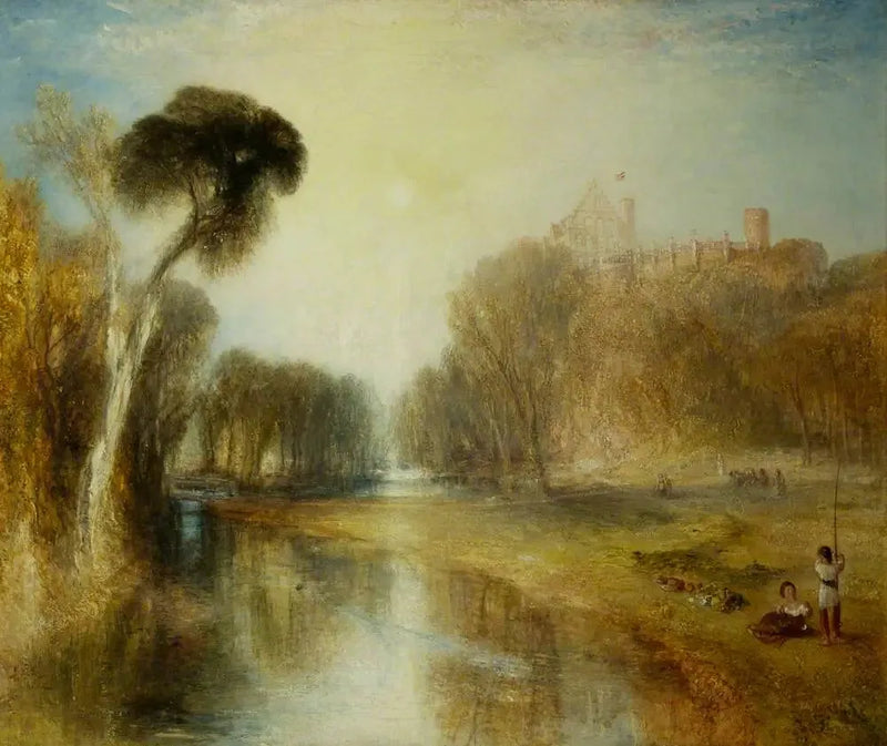 Schloss Rosenau, Bavyera, Coburg Prensi Albert'in Koltuğu - J. M. W. Turner