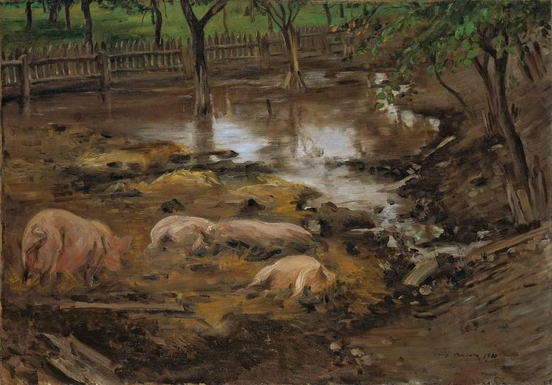 Schweinepfuhl - Lovis Corinth