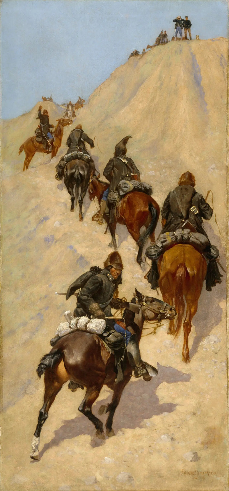 İzci Dağ Tırmanışı - Frederic Remington