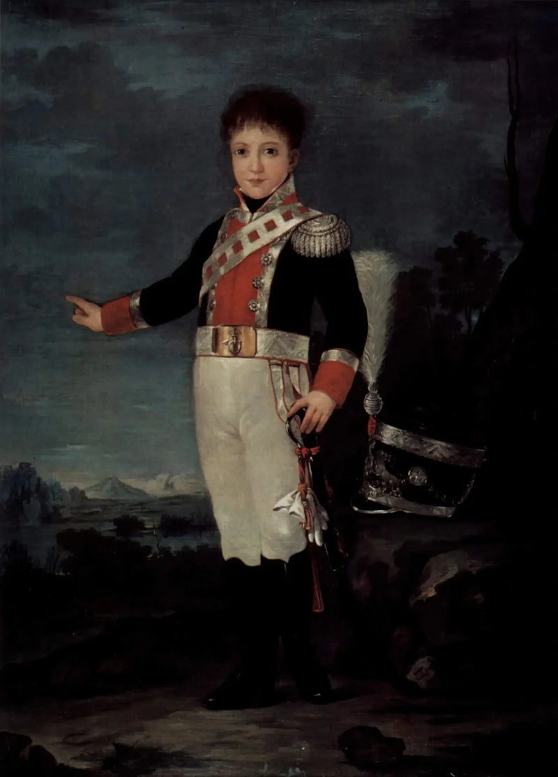 Sebastián Gabriel de Borbón çocuk - Francisco de Goya