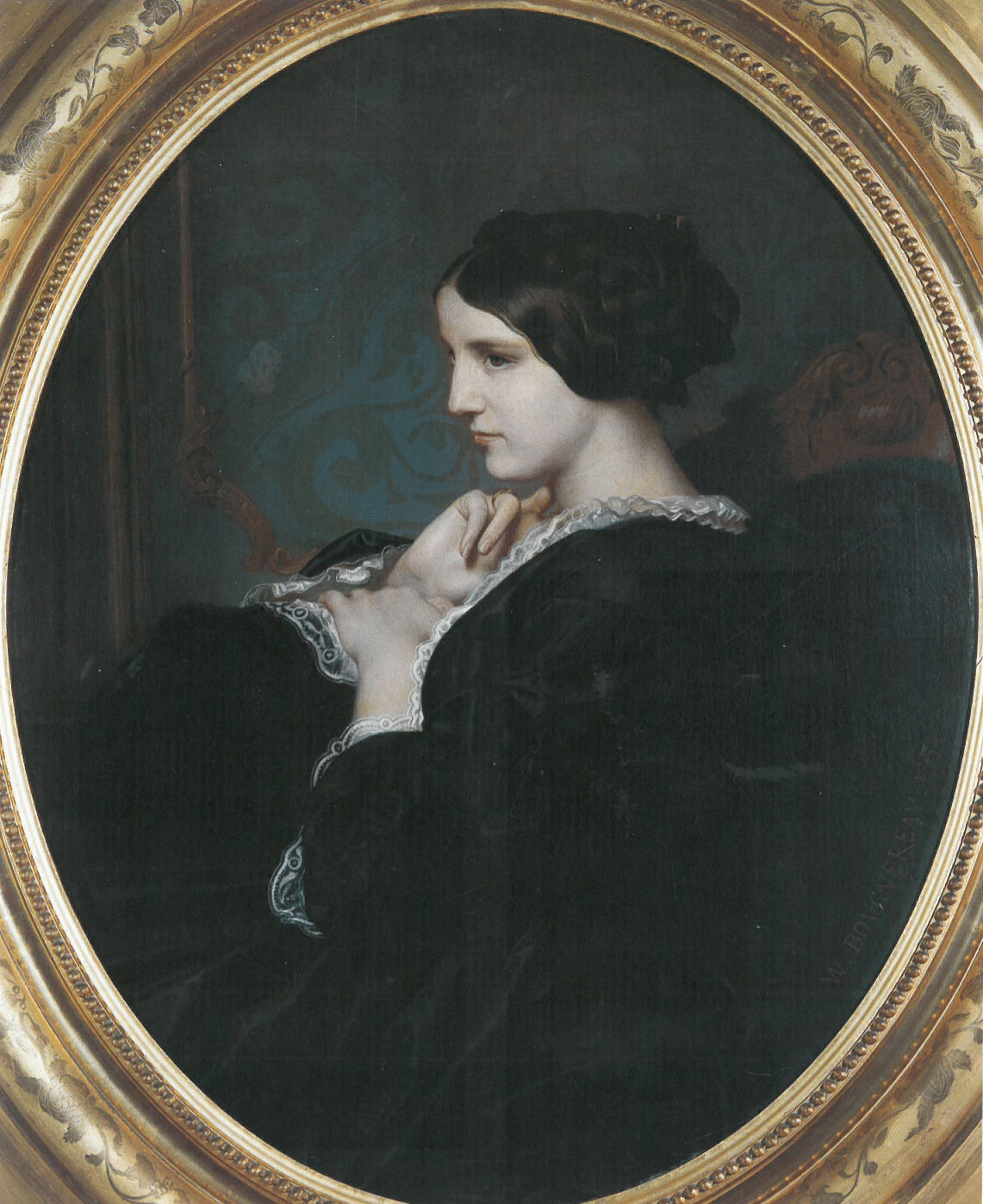 Second portrait de Catherine Bouguereau (1854) - Bouguereau