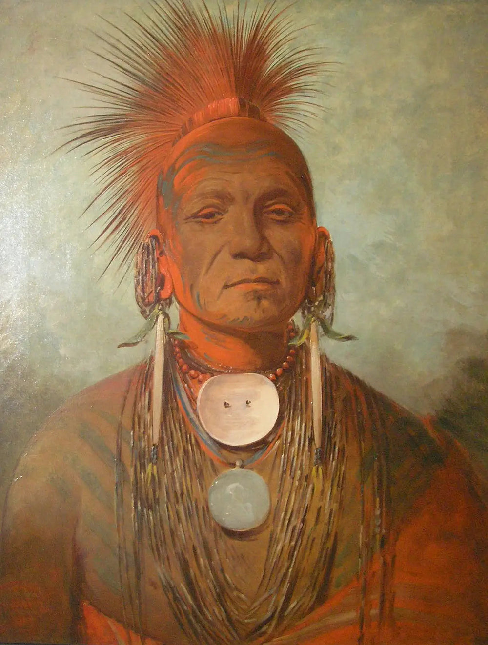 See-non-ty-a un guérisseur de l’Iowa - George Catlin - Alpha Reproduction