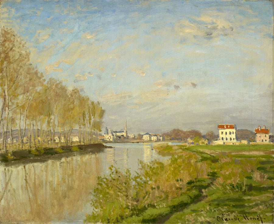 Argenteuil W198'deki Seine - Claude Monet