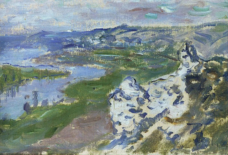 Chantemesle W671 - Claude Monet'nin yükseklerinden görülen Seine Nehri