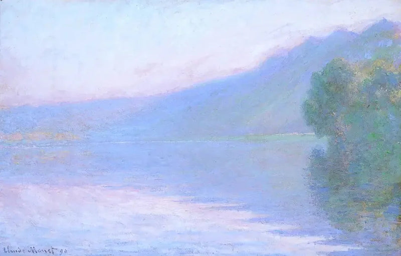 Port-Villez W1370'deki Seine - Claude Monet