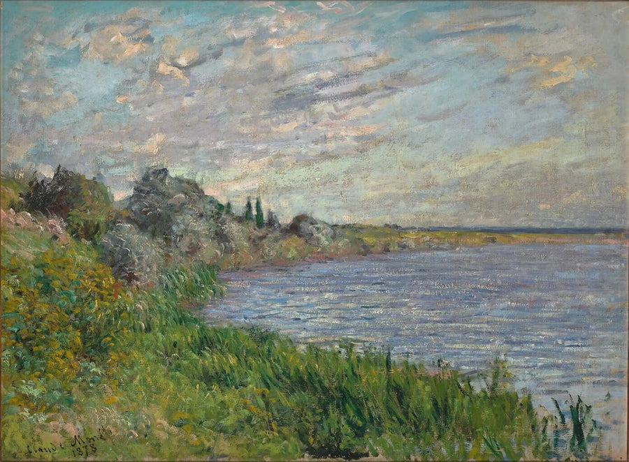 Vétheuil W477 yakınındaki Seine - Claude Monet