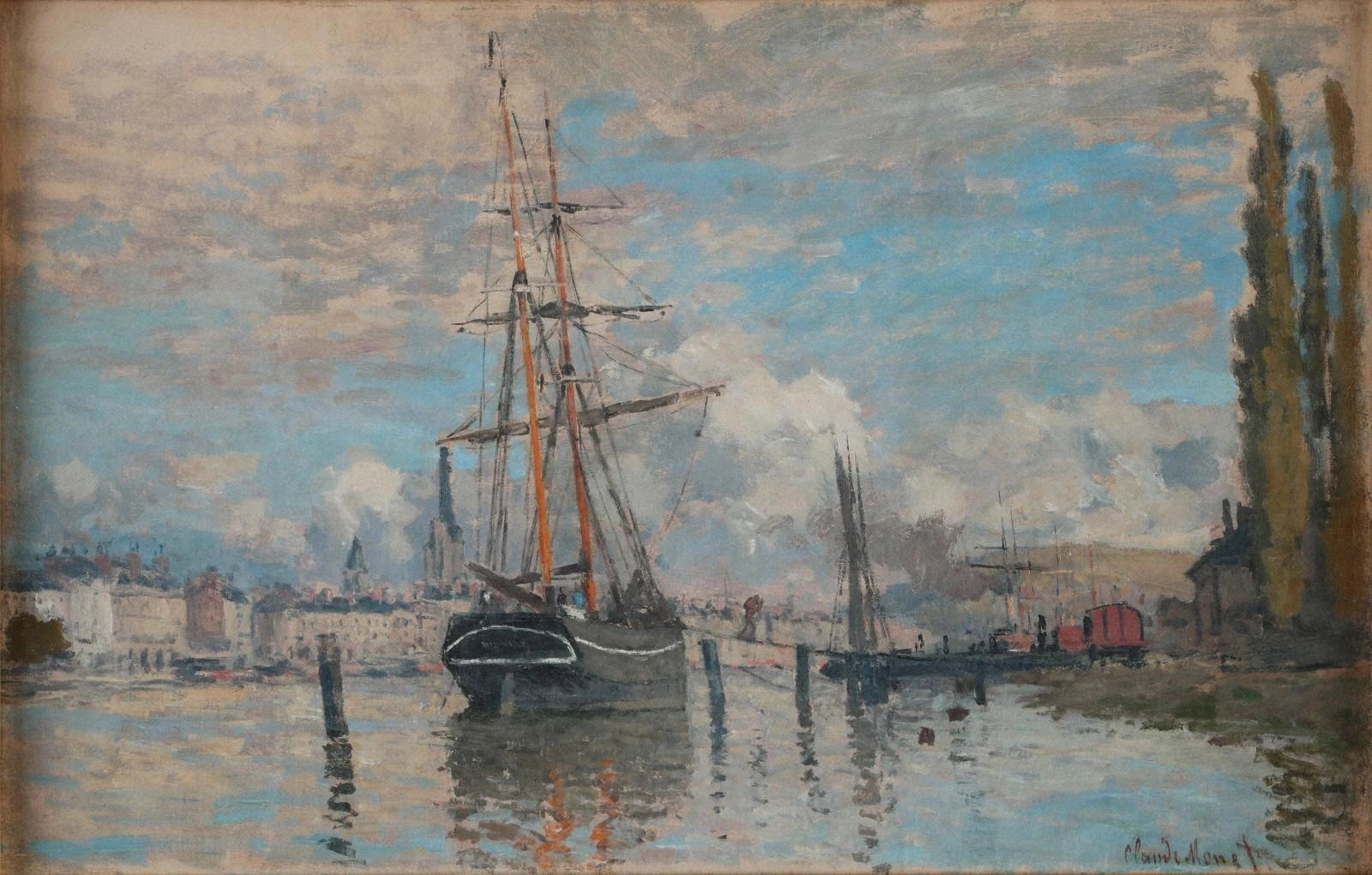 La Seine à Rouen W218 par Claude Monet, musée préfectoral d’art de Shizuoka