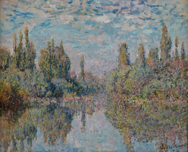 Vétheuil W481'deki Seine - Claude Monet