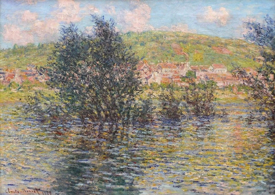 Vétheuil'de Seine, yağmur sonrası güneş etkisi - Claude Monet