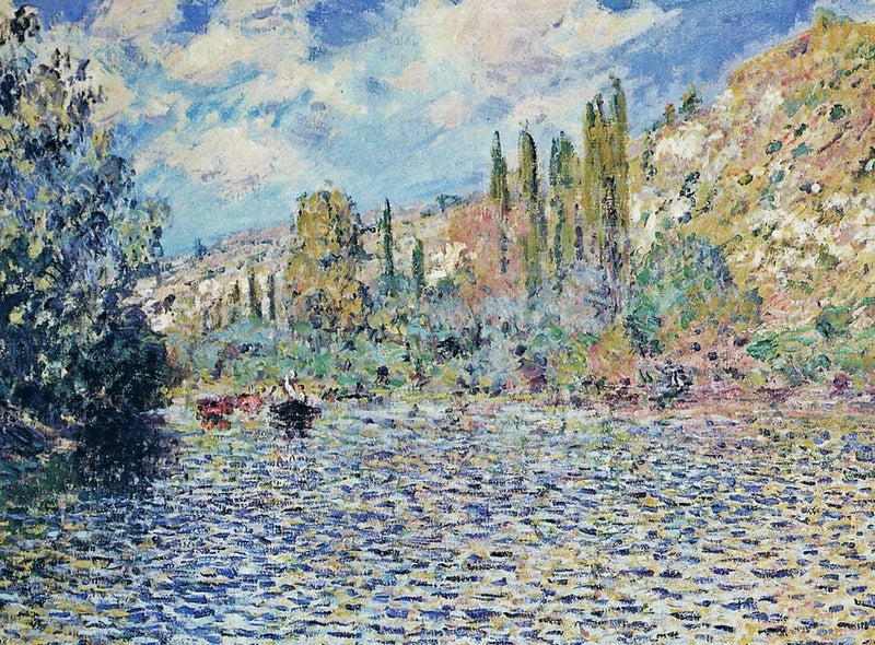 Vétheuil W529'daki Seine - Claude Monet