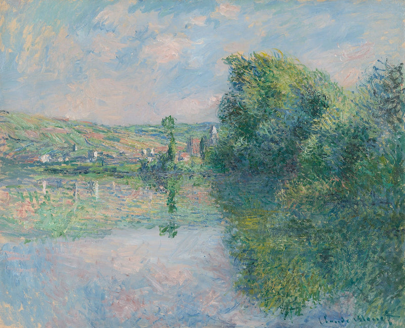 Vétheuil W610'daki Seine - Claude Monet