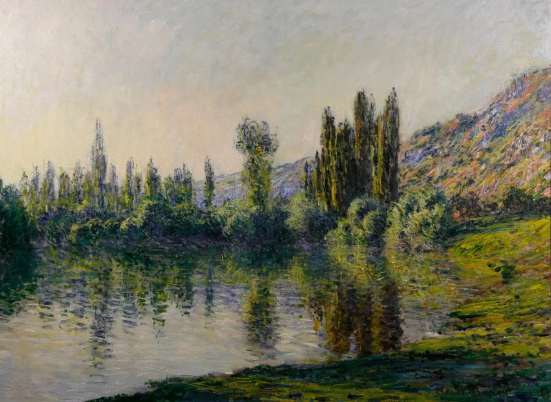 Vétheuil W673'teki Seine - Claude Monet