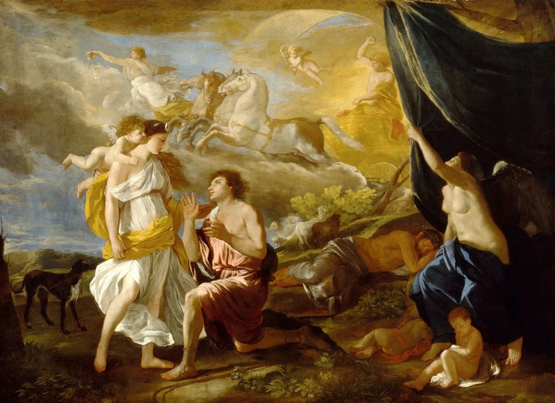 Séléné ve Endymion - Nicolas Poussin
