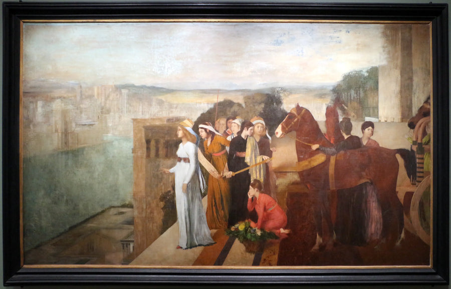 Semiramis Babil'i inşa ediyor - Edgar Degas