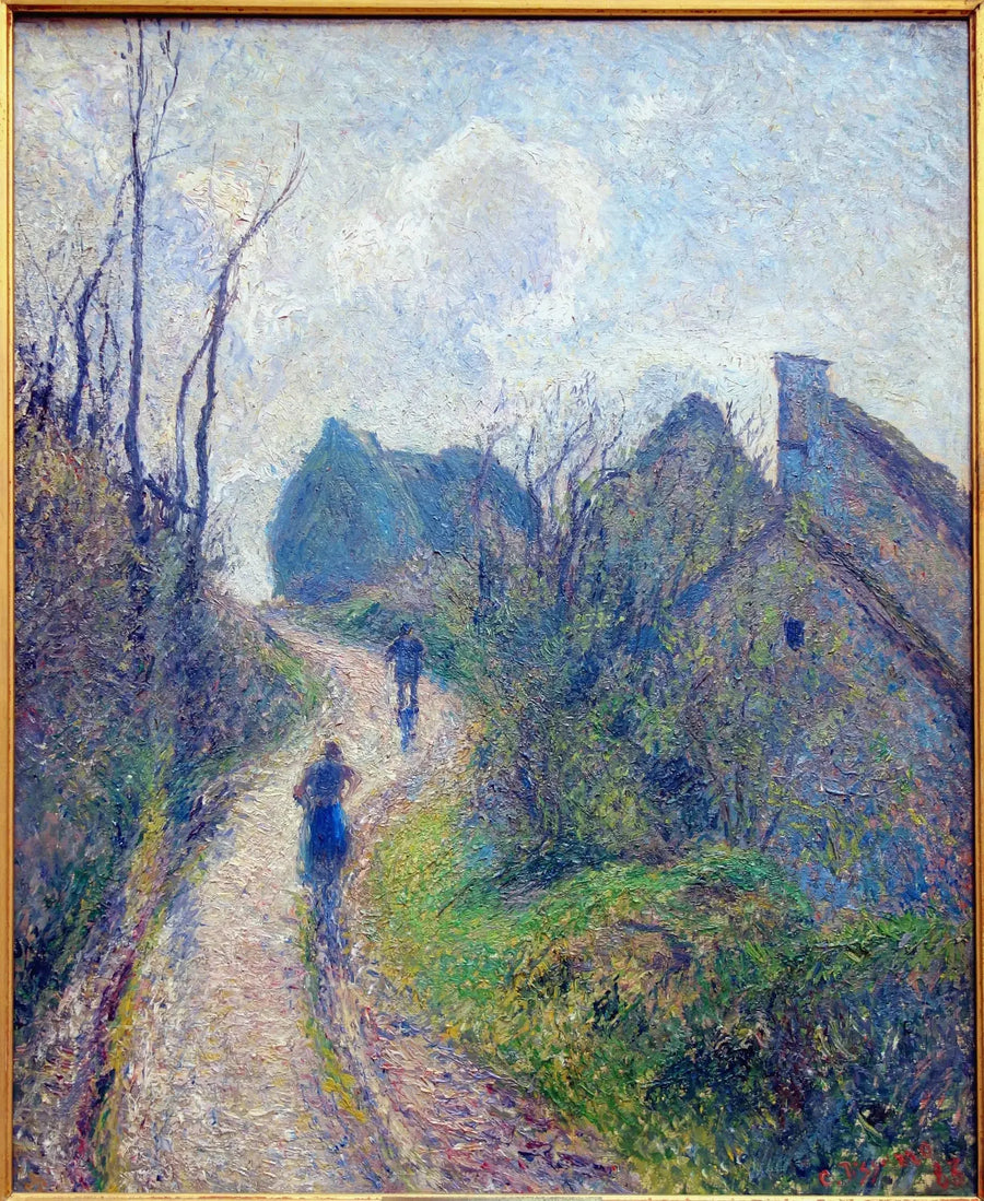 Osny'deki Ravinière Yolu - Camille Pissarro