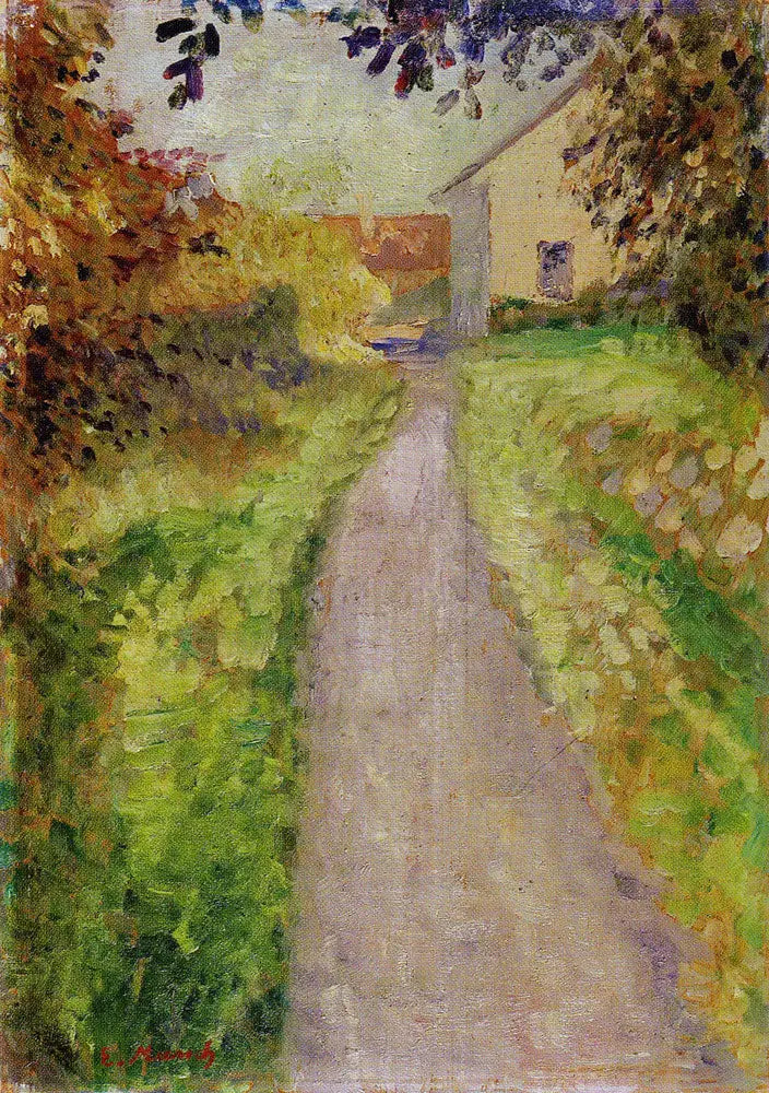 Bahçe Yolu - Edvard Munch