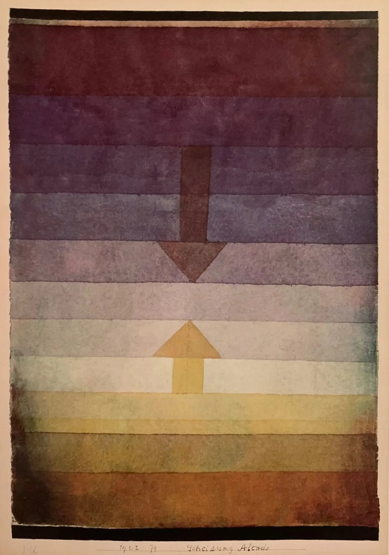 Akşam Ayrılığı - Paul Klee