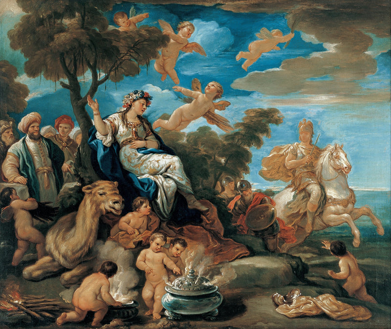 Dünyanın Dört Kıta Serisi. Asya - Luca Giordano