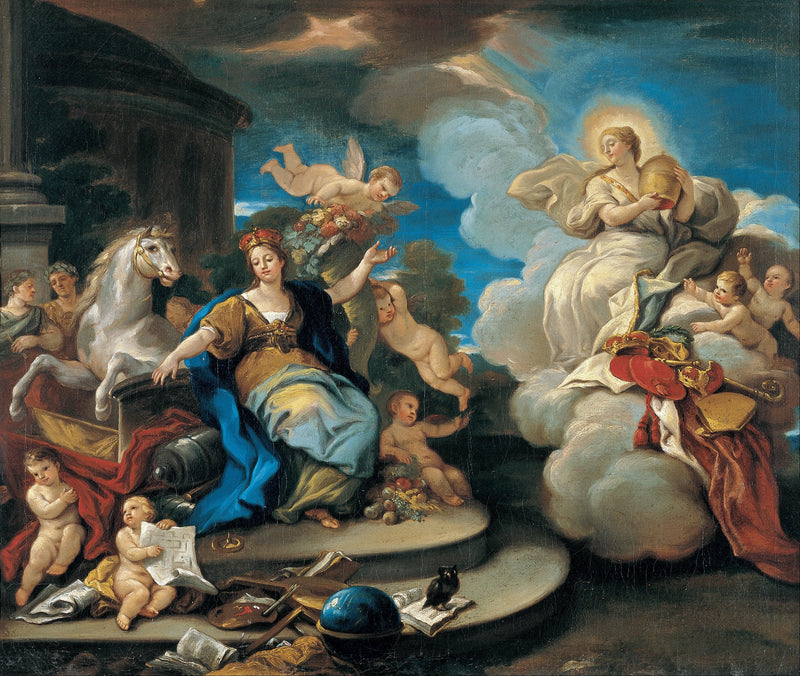 Dünyanın Dört Kıta Serisi. Avrupa - Luca Giordano