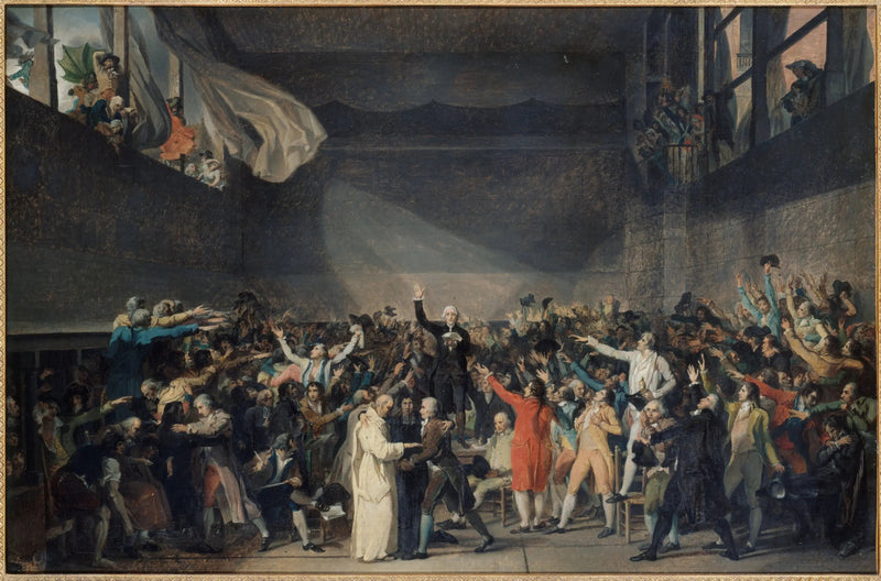 Yemin Oyun Salonu, 20 Haziran 1789 - Jacques-Louis David