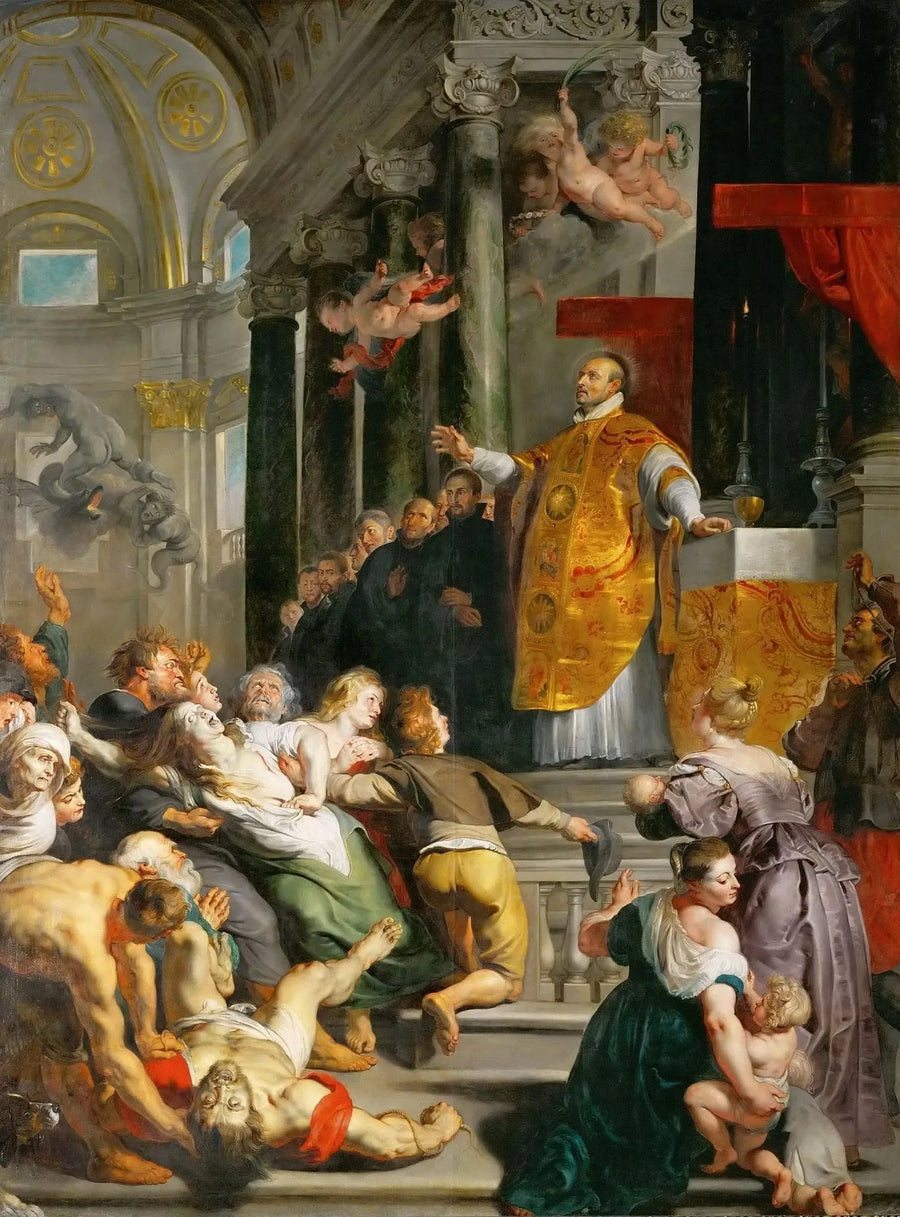 Aziz Ignatius Loyola'nın Vaazı - Peter Paul Rubens