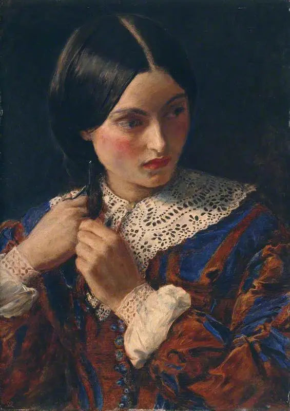 Sadece bir saç teli - John Everett Millais