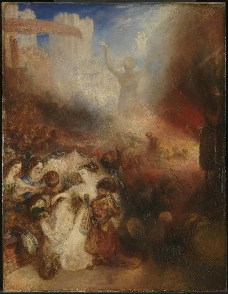 Ateşli Fırında Şedrack, Meşak ve Abednego - J. M. W. Turner