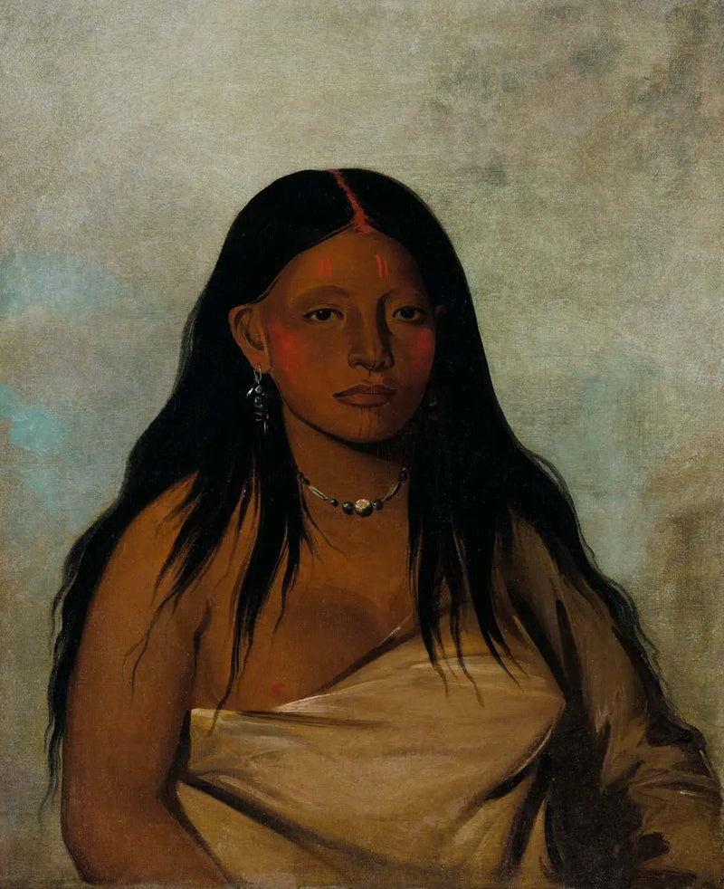 She-de-ah, Wild Sage, bir Wichita kadını - George Catlin