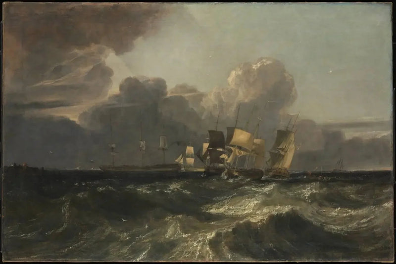 Demirleme İçin Yüzen Gemiler (‘Egremont Deniz Manzarası’) - J. M. W. Turner