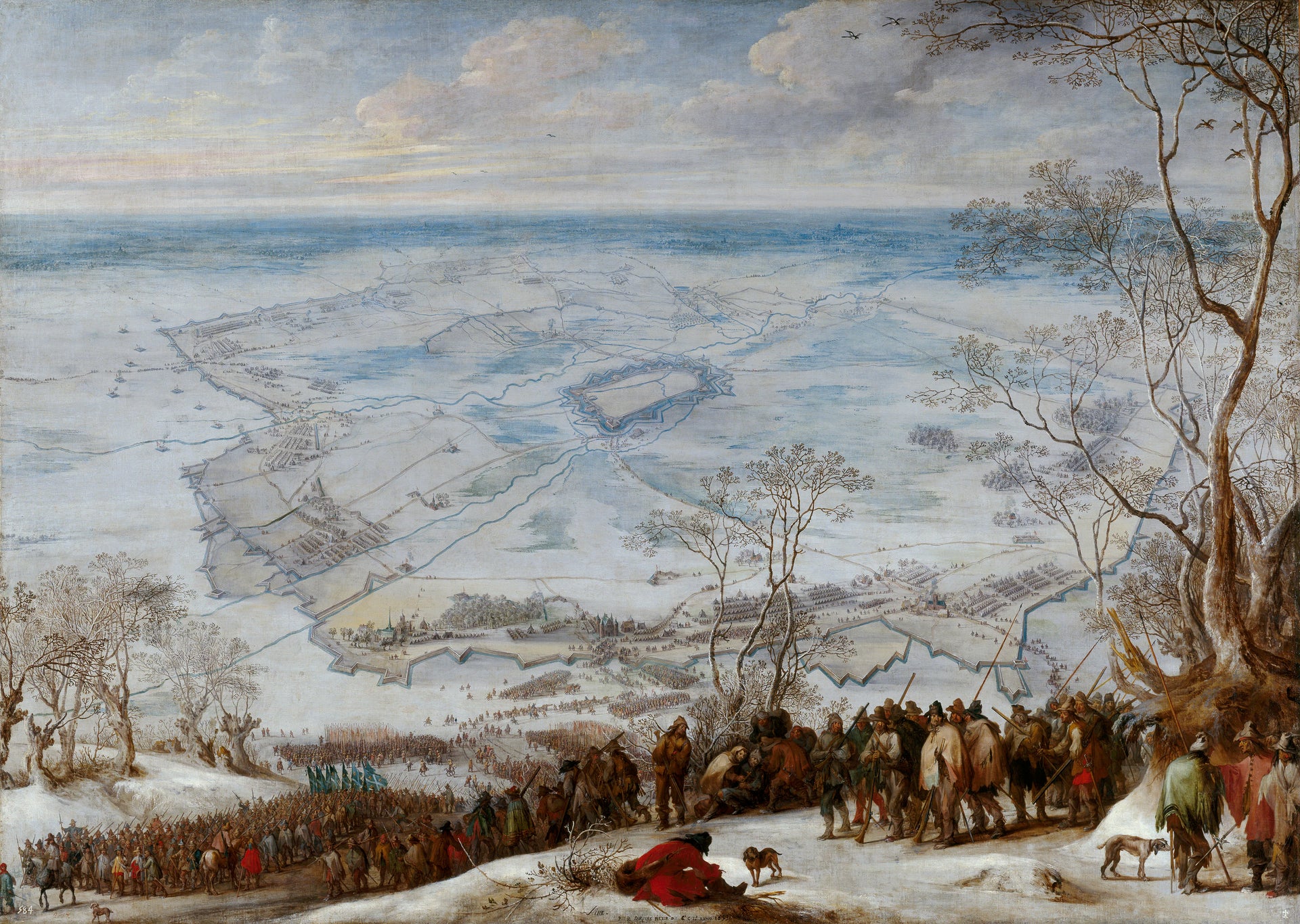 Le siège d'Aire (1641) - Peeter Snayers