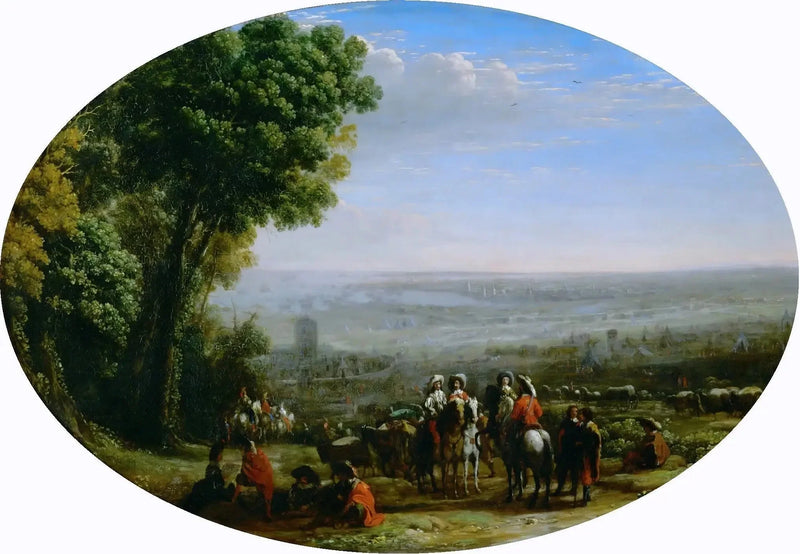 Louis XIII tarafından La Rochelle Sandalyesi - Claude Lorrain