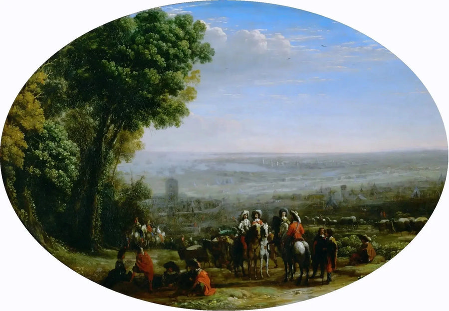 Louis XIII tarafından La Rochelle Sandalyesi - Claude Lorrain