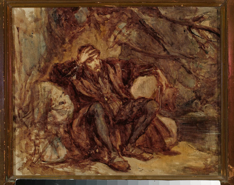 Sigismond Auguste Vilnius Bahçesinde, Taslak - Jan Matejko