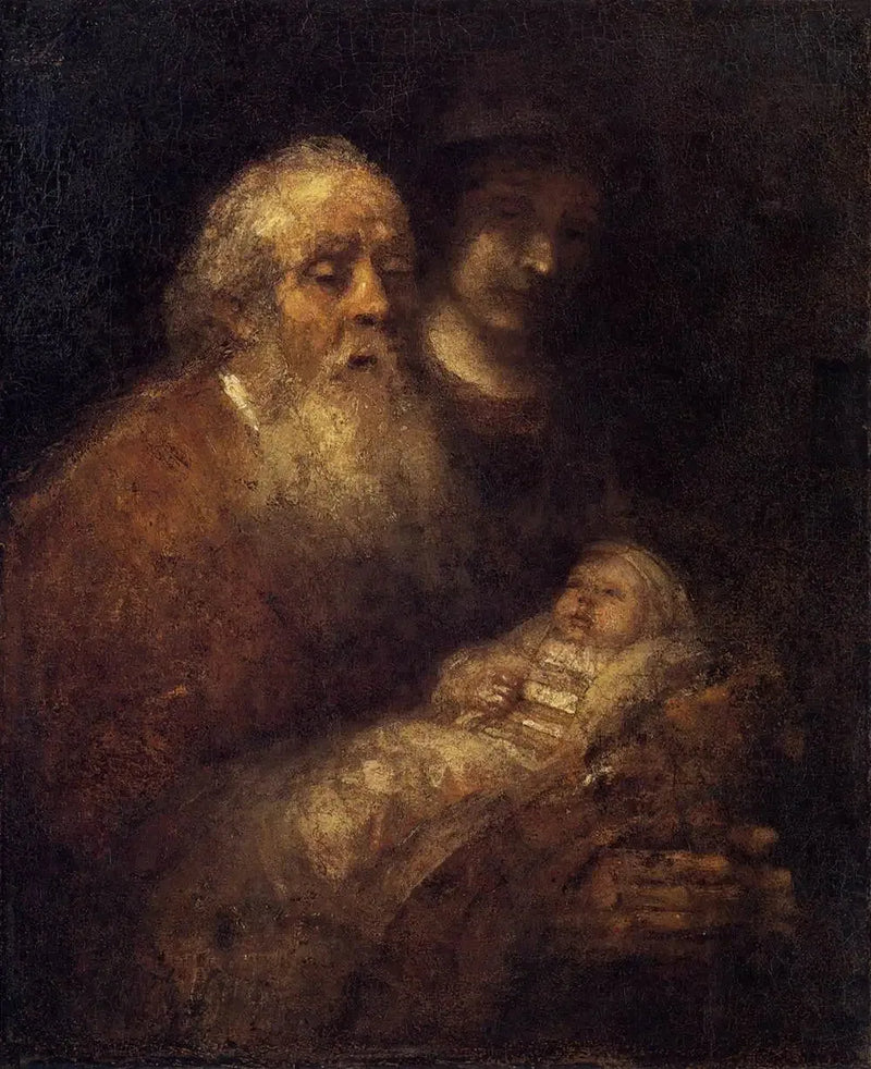 Tapınaktaki Siméon - Rembrandt