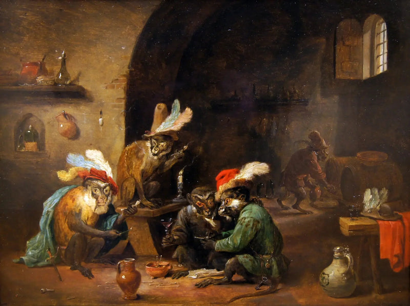 Dumanlı Maymunlar - David Teniers genç
