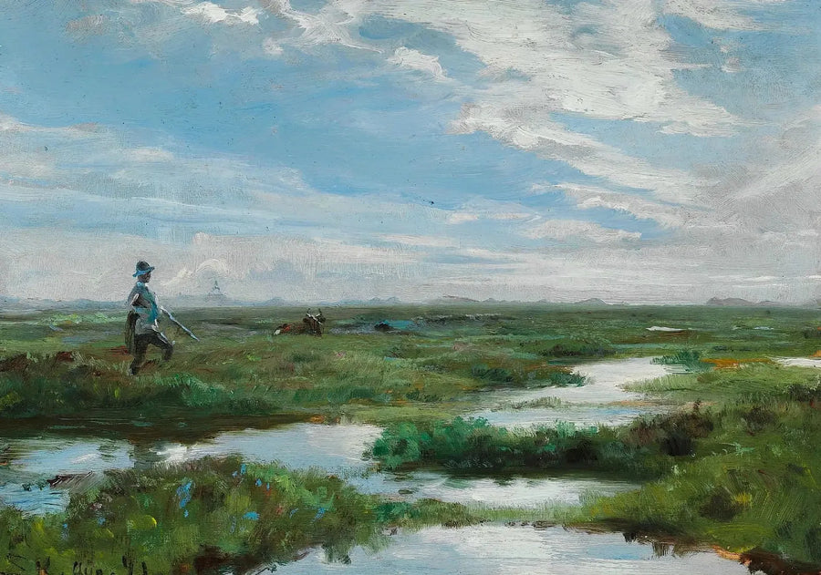 Skagen Heath yakınında Brovandene - Peder Severin Krøyer