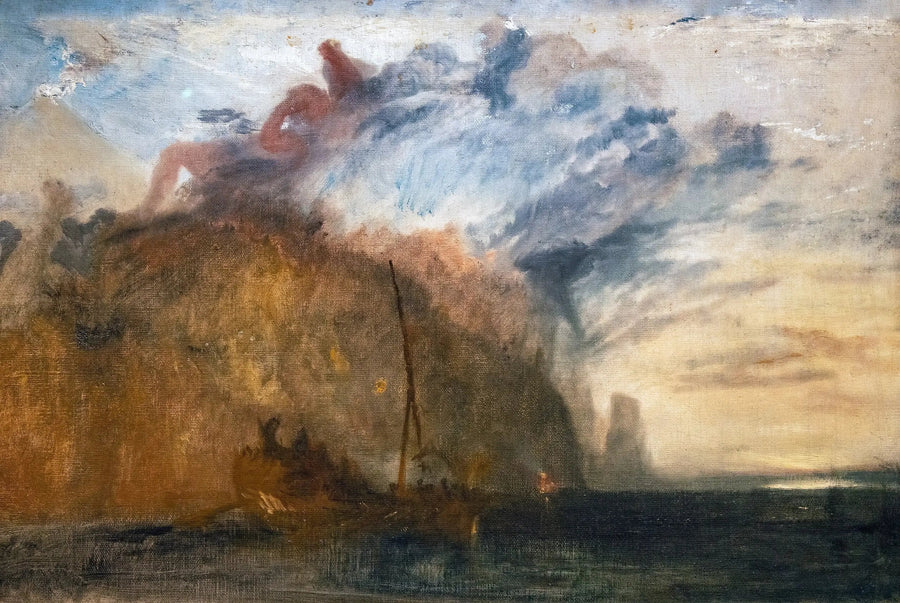 'Polyphemus'u Alay Eden Ulysses için Taslak' - J. M. W. Turner