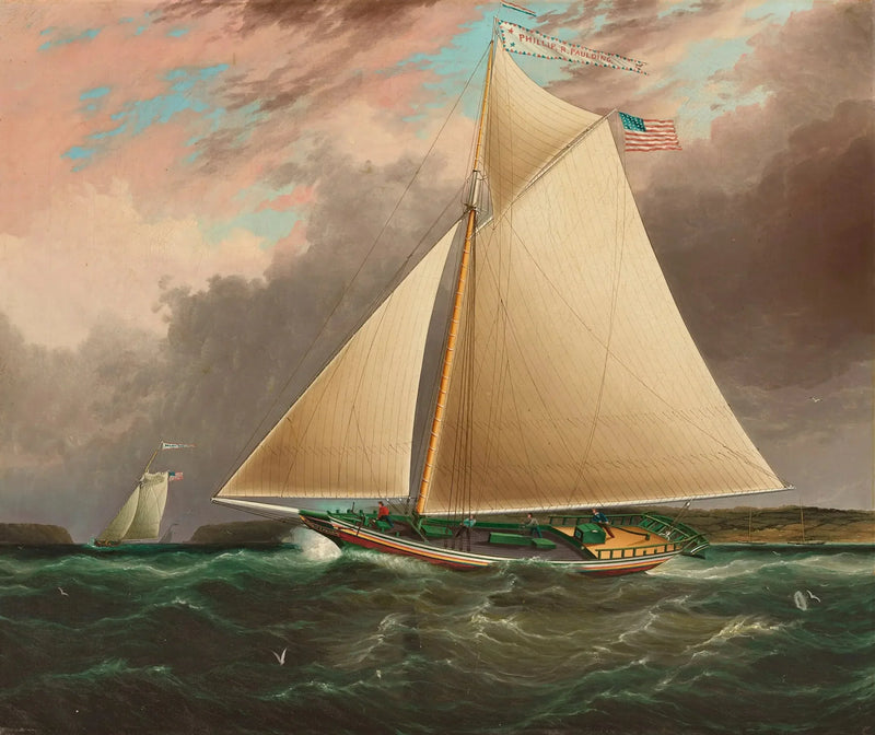 Hudson Sloop Phillip R. Paulding - James E. Buttersworth