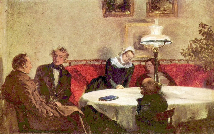 Abend Şirketi - Adolph von Menzel