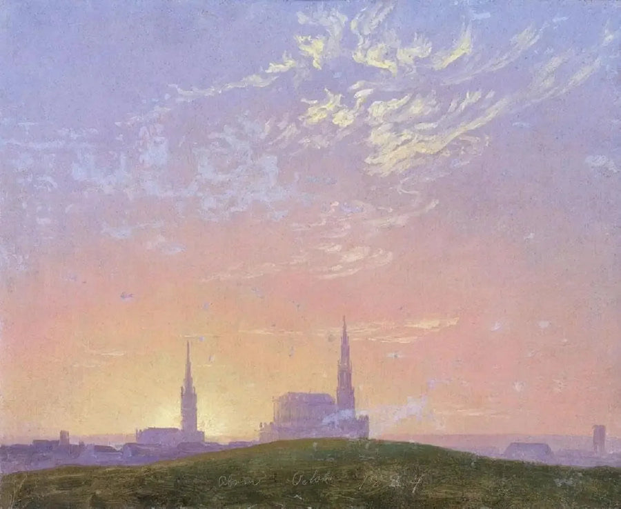 Akşam - Caspar David Friedrich