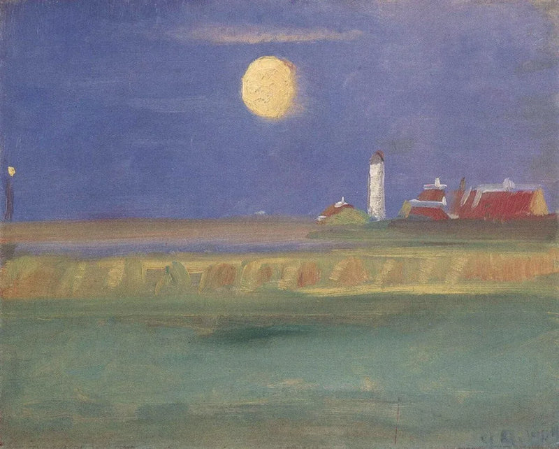Ay Gecesi. Fener - Anna Ancher