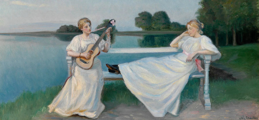 Skagen'de Yaz Gecesi - Michael Peter Ancher