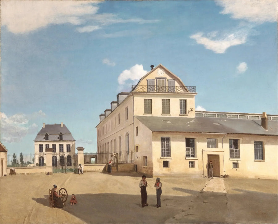 Soissons – M. Henry'nin konut ve fabrikası - Jean-Baptiste Camille Corot