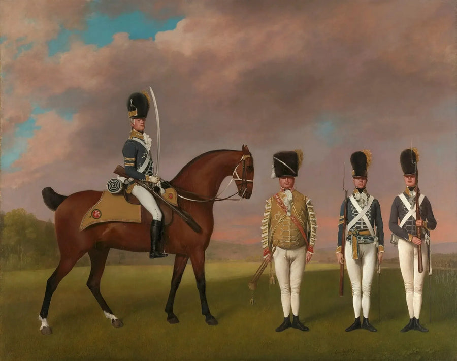 10. Hafif Süvari Alayları Askerleri - George Stubbs