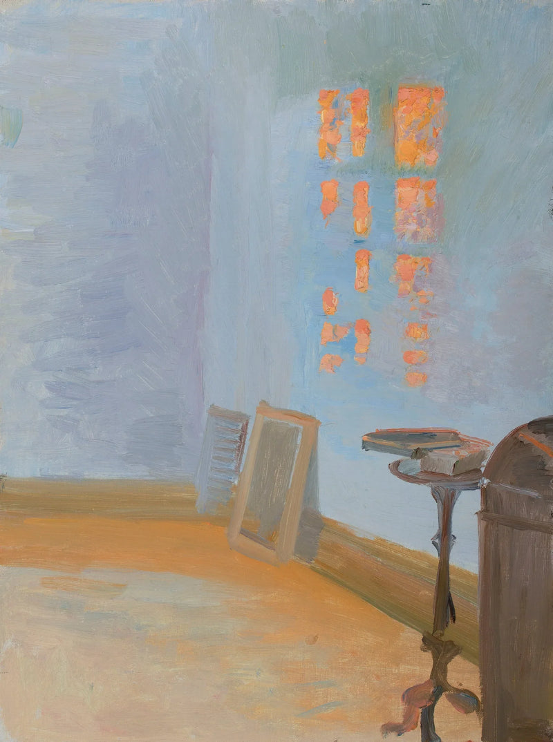 Sanatçının Markvej'teki atölyesinde Gün Batımı - Anna Ancher