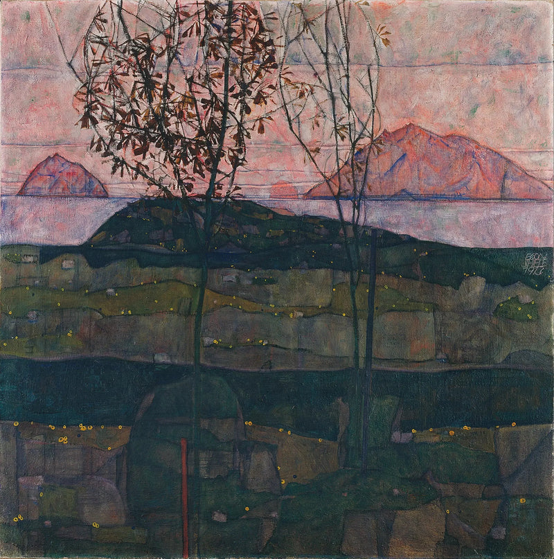Gün Batımı - Egon Schiele