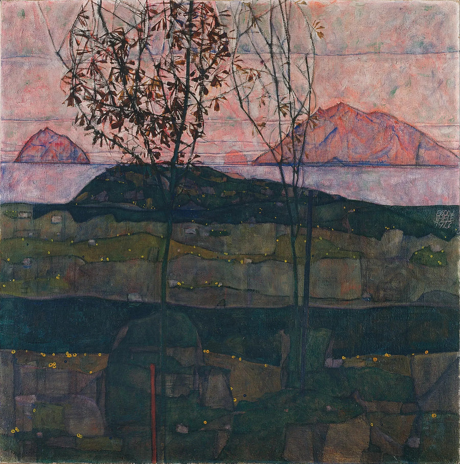 Gün Batımı - Egon Schiele